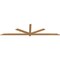 Ekena Millwork Kennewick Timber Gable Bracket, Western Red Cedar, 108"W x 27"H x 1 1/2"D x 3 1/2"F, 6/12 Pitch GBW108X27X0204KEN00SWR - alternate 4